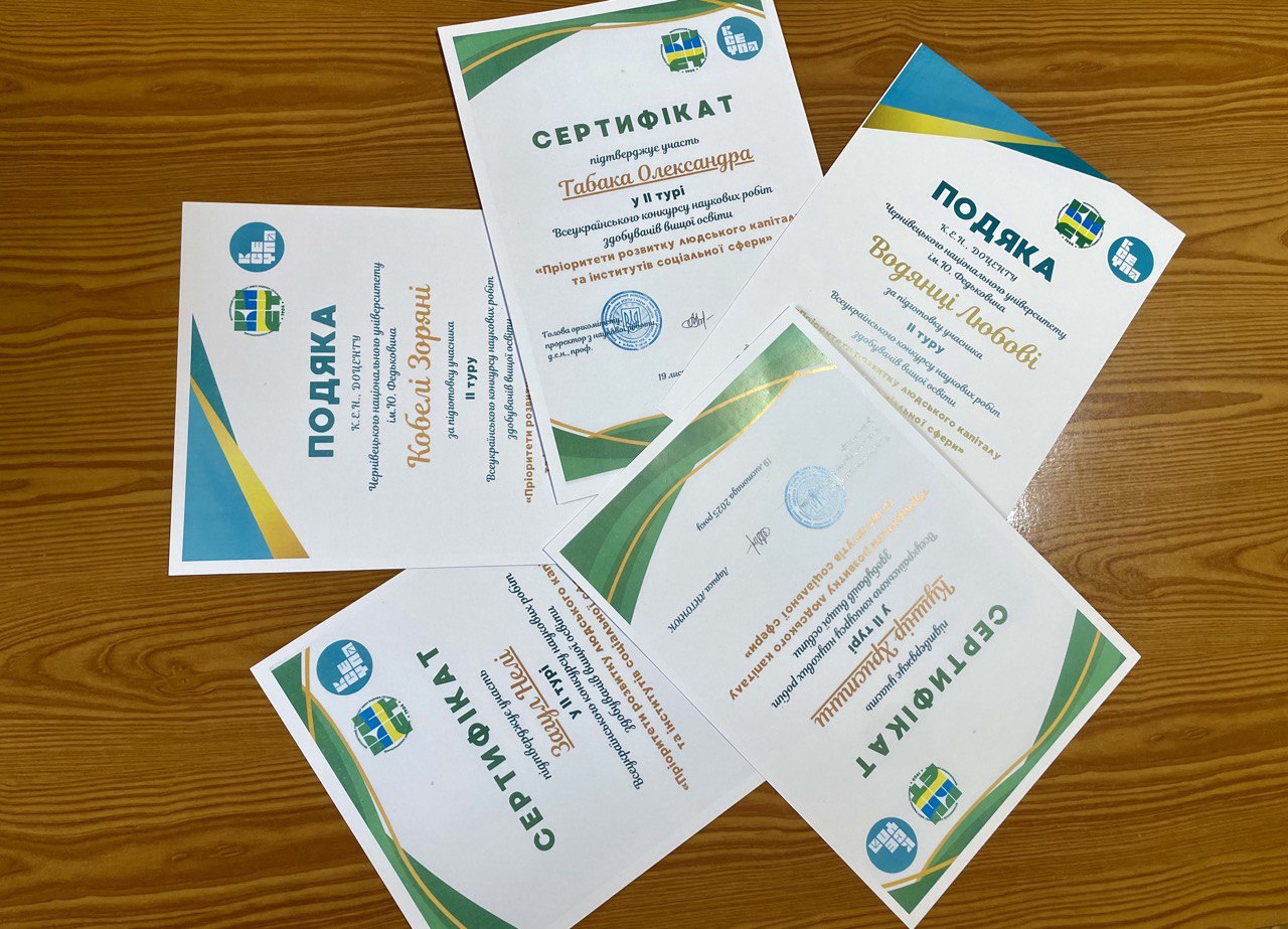 🎓 Участь студентів кафедри бізнесу та управління персоналом у ІІ етапі Всеукраїнського конкурсу студентських наукових робіт